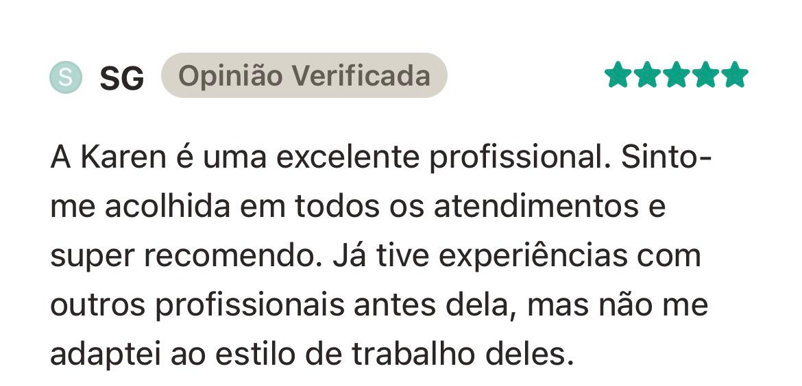 Depoimento de paciente 6